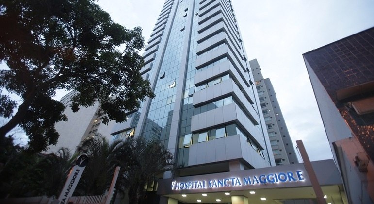 Fachada do Hospital Sancta Maggiore, da rede Prevent Senior, em São Paulo