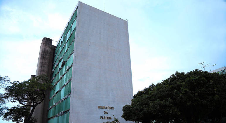 Fachada do Ministério da Fazenda, na Esplanada, em Brasília