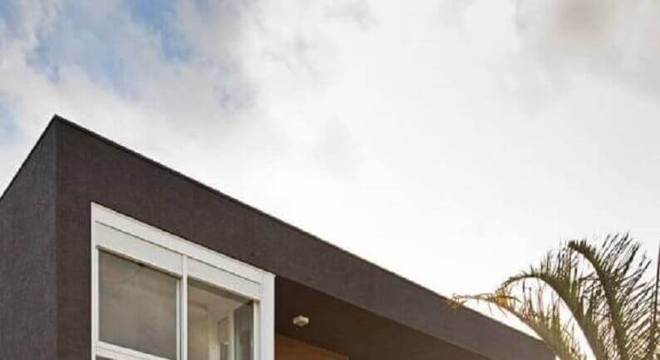 fachada marrom - cores de casas