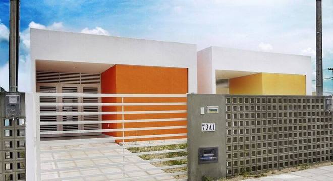 fachadas de casas fachada das casas coloridas