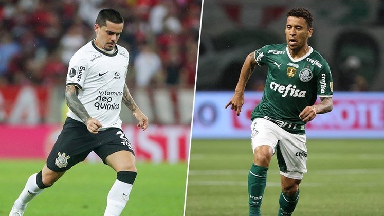 Fagner (Corinthians) x Marcos Rocha (Palmeiras)