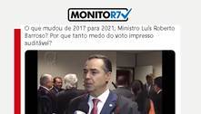 É fake que o ministro Barroso defendeu o voto impresso em 2017