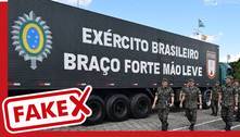 Foto manipulada distorce o lema do Exército brasileiro