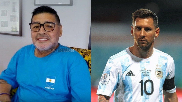 Falando em Maradona, Messi também 