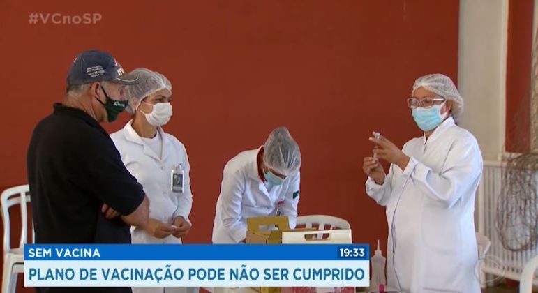 Sem vacina: plano de vacinação pode não ser cumprido - RecordTV Interior SP - R7 SP Record