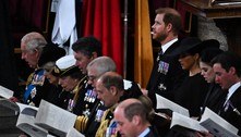 Funeral de Elizabeth 2ª: príncipe Harry e Meghan Markle ficam de fora da fileira principal