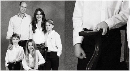Família real britânica divulga fotos oficiais, mas com erro de Photoshop