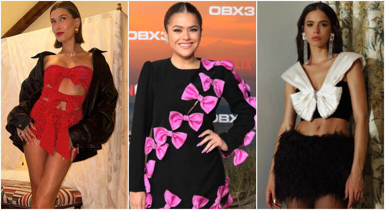 Os laços apareceram em destaque nos desfiles de outono-inverno 2023 de grifes como Armani, Moschino, Valentino, mostrando que o acessório voltou com tudo. No cabelo e até nas roupas, a tendência saiu das passarelas e conquistou as famosas. Hailey Bieber, Maisa Silva e Bruna Marquezine são algumas das celebridades que já apareceram usando laços de jeitos variados. Confira, a seguir, e inspire-se