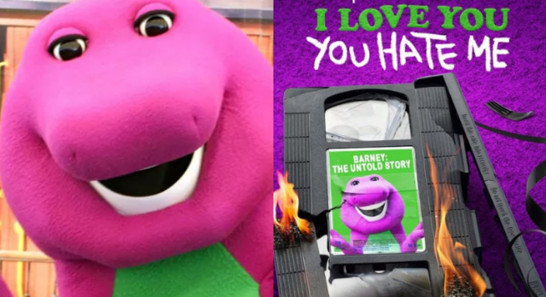 É falso que fantasia do Barney era usada para transporte de drogas
