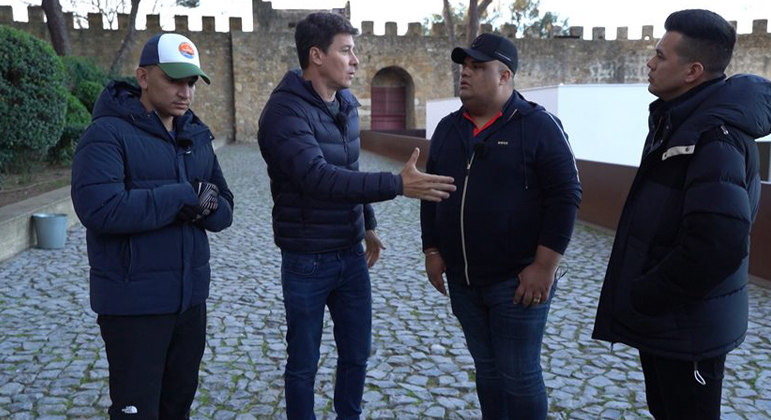 Rodrigo Faro visita João Gomes,Tarcísio do Acordeon e Vitor Fernandes em Portugal no Faro pelo Mundo