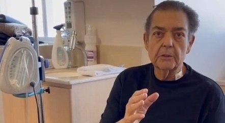 Faustão gravou vídeo direto do hospital e agradeceu doador de coração