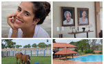 Camilla Camargo, filha de Zezé Di Camargo e Zilu, filmou para o canal do YouTube as instalações da fazenda da família, apelidada de É o Amor, em Araguapaz, Goiás. A propriedade, com mais de 1.275 hectares, o equivalente a mais de mil campos de futebol, fica localizada a 260 quilômetros da capital, Goiânia