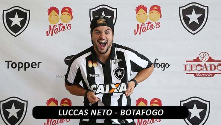 Febre entre a criançada com seus vídeos no YouTube, Luccas Neto é torcedor do Botafogo.