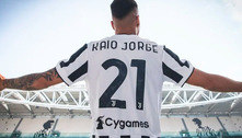 Juventus anuncia a contratação de Kaio Jorge, ex-Santos