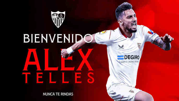 FECHADO - Alex Telles foi anunciado pelas redes sociais do Sevilla. O lateral-esquerdo ficará emprestado para o time espanhol até 2023.