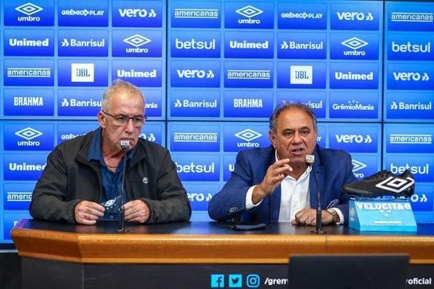 FECHADO - Em entrevista coletiva com duração de pouco menos de uma hora, duas figuras com experiência de longa data na área gerencial do Grêmio foram 