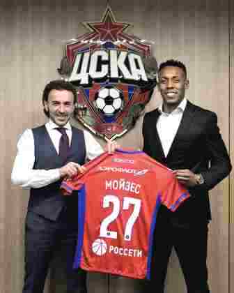 FECHADO - Moisés saiu do Internacional e já foi apresentado pelo CSKA, da Rússia. O lateral foi transferido por empréstimo, com opção de compra em definitivo.
