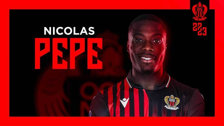 FECHADO - Nicoleas Pépé é o novo reforço do Nice, da França. O jogador marfinense foi emprestado pelo Arsenal até o final da temporada.
