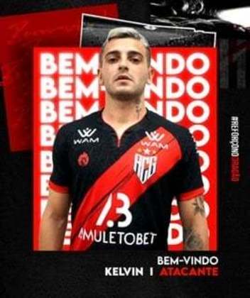 FECHADO - O atacante Kelvin chegou para reforçar a equipe do Atlético Goianiense. Com 24 anos de idade, o atleta se transferiu do ABC-RN e chega ao time goiano com contrato até julho de 2024.