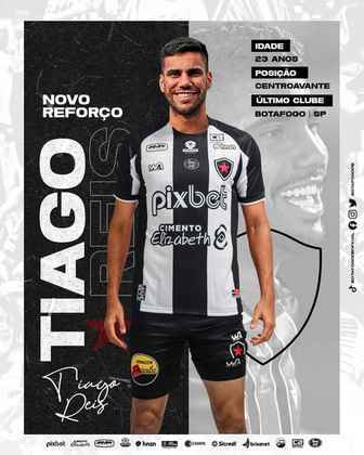 FECHADO - O atacante Tiago Reis, de 23 anos,  foi anunciado pelo Botafogo-PB. Ele assinou e definitivo com o Belo, após fim de contrato com o Vasco.