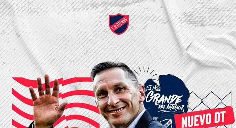FECHADO - O Atenas fez o anúncio da chegada de seu novo treinador após demitir o histórico ex-jogador Diego Forlán do comando técnico que tinha 12 partidas realizadas no clube. O histórico na amostra em questão foi de quatro vitórias, cinco empates e três derrotas. O nome escolhido para repor a saída de Forlán foi de Christian Giménez, outro ex-atleta com vasto histórico nos tempos de jogador, porém ainda “engatinhando” em trabalhos a beira do gramado.