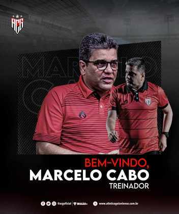 FECHADO - O Atlético-GO oficializou o retorno de Marcelo Cabo ao comando da equipe. Cabo assume o Dragão para subir com a equipe na tabela do Brasileirão.