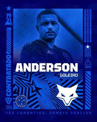 FECHADO - O Cruzeiro confirmou oficialmente, a contratação do goleiro Anderson, de 24 anos, que deixou o o Athlético-PR para assinas contrato por duas temporadas com o time celeste.