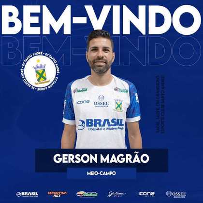 FECHADO - O experiente meia Gerson Magrão, de 37 anos, foi anunciado pelo Santo André. Ele disputou a última Série B pelo Ituano.