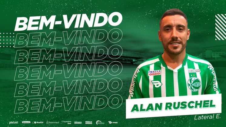 FECHADO - O Juventude anunciou a contratação do lateral-esquerdo Alan Ruschel, de 33 anos com passagens recentes por Cruzeiro, América-MG e Londrina. 