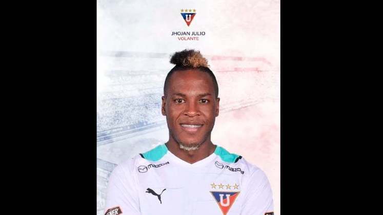 FECHADO - O Santos entrou em um acordo para rescindir o contrato de empréstimo com Jhojan Julio e o atleta já retornou para o plantel da LDU.