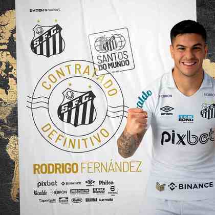 FECHADO - O Santos exerceu o direito da compra definitiva do volante Rodrigo Fernández. O uruguaio, de 26 anos, estava emprestado até o final de dezembro deste ano e pertencia ao Guarani, do Paraguai. O contrato vai até o final de 2025.