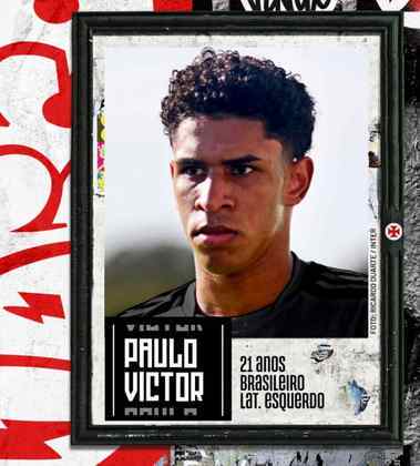 FECHADO - O Vasco anunciou na manhã deste sábado a chegada do lateral-esquerdo Paulo Victor, ex-Internacional. O jogador de 21 anos chega ao Gigante da Colina por empréstimo até meados de 2023, com opção de compra.