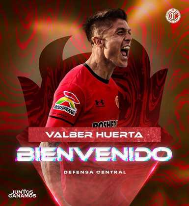 FECHADO! - Valber Huerta é o mais novo reforço do Toluca. O atleta ex-Universidad Católica assina com o clube mexicano por quatro anos.