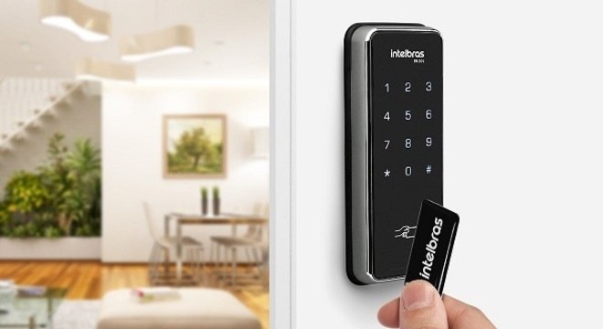 Fechadura digital da intelbras