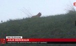 Mesmo com um cerco policial, em um perímetro equivalente a três campos de futebol, o 