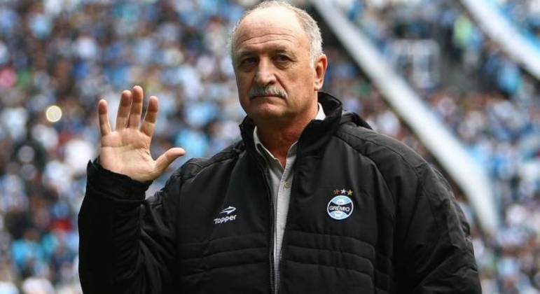 Felipão durante sua passagem mais recente pelo Grêmio