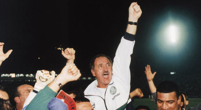 A festa pela conquista da única Libertadores que o Palmeiras venceu