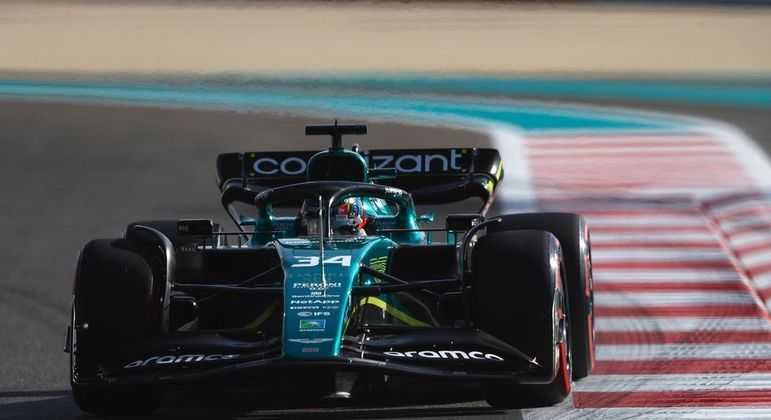 Felipe Drugovich pilotou no último treino livre da temporada de 2022, no Grande Prêmio de Abu Dhabi

