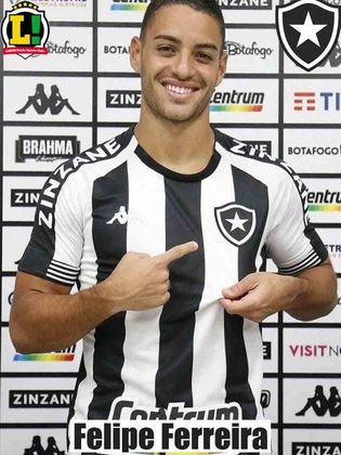 Felipe Ferreira: 5,5 – Entrou na reta final do jogo e pouco contribuiu para uma possível reação do Botafogo. 
