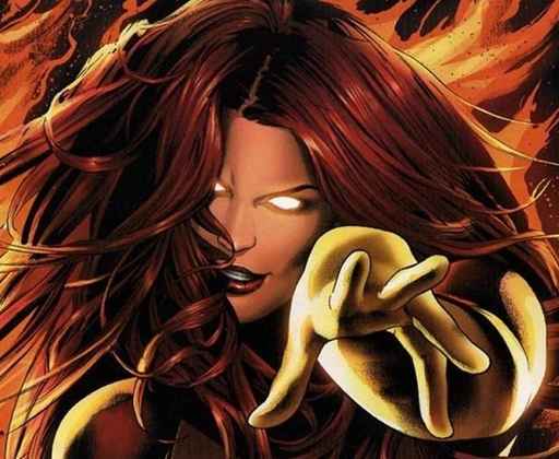 Fênix Negra - Quando Jean Grey se torna Fênix Negra, os fãs dos quadrinhos perceberam que estavam diante de um dos seres mais fortes do universo.