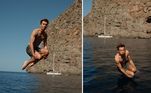 Divertido, Alex Albon publicou uma sequência de fotos de um salto no mar para revelar que estava curtindo as férias em Sóller, na ilha de Mallorca, na Espanha. Em uma das fotos, o piloto tailandês aparece ao lado da namorada, a tenista profissional Lily Muni