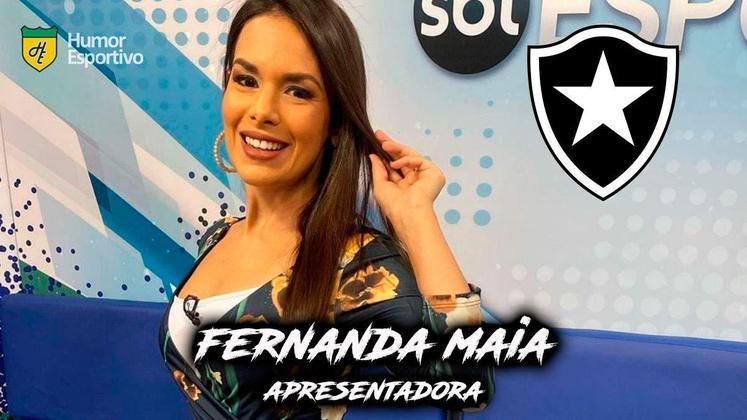 Fernanda Maia é torcedora do Botafogo