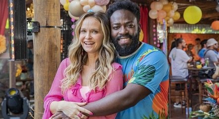 Fernanda Rodrigues e Douglas Silva, um dos casais de "Fuzuê"