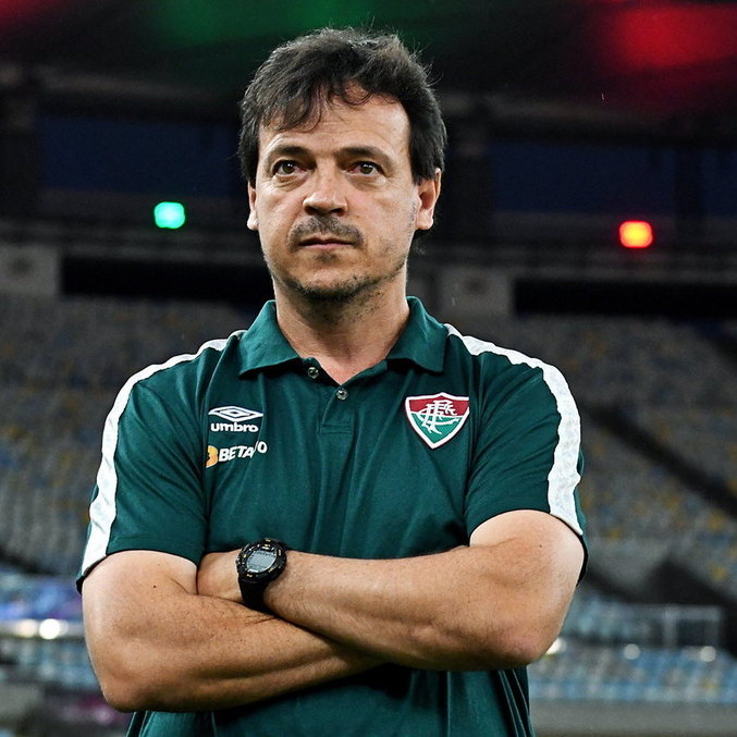 Fernando Diniz, durante jogo no Maracanã