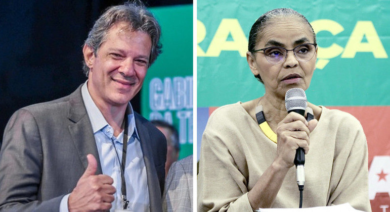 Ministros Fernando Haddad e Marina Silva, integrantes da comitiva que vai à China neste mês