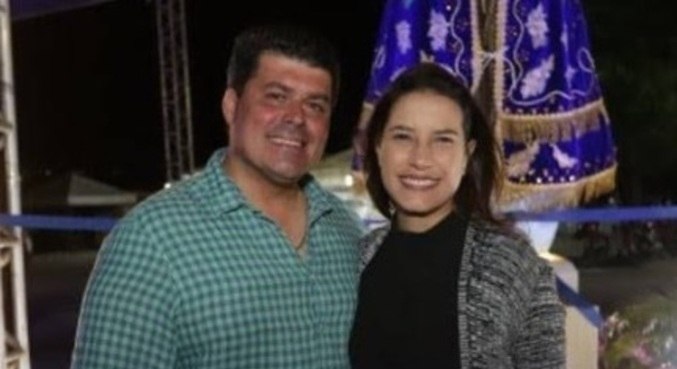 Fernando Lucena e Raquel Lyra, candidata ao governo de Pernambuco pelo PSDB