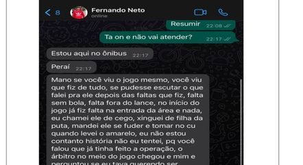 Jogador Fernando Neto tenta explicar motivo de não ter conseguido cumprir acordo
