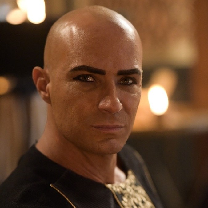 Fernando Pavão interpreta o faraó Sheshi na novela Gênesis