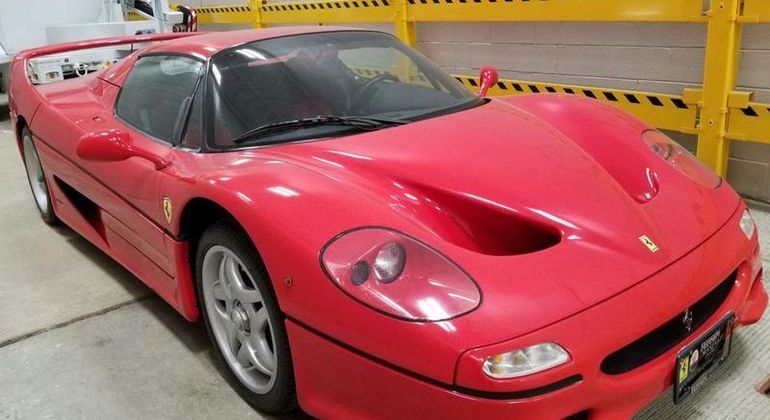 Ferrari foi roubada em 2003 na Itália e foi para nos Estados Unidos