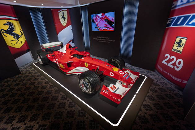 Na temporada 2003, Schumacher figurou na primeira colocação nos GP's de San Marino, Espanha, Áustria, Canadá, Itália e Estados Unidos